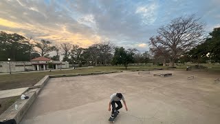 Park session summer ☀️ Night moves 🌙 texas skateboarding [upl. by Oswald969]