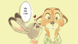 Zootopia Comic  Nick x Judy  One hundred percent [upl. by Isadora]