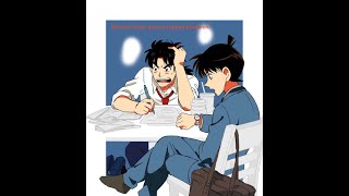 Detective COnan manga parodykudo Shinichi X hajime kindaichi had a clash of deduction part 1 [upl. by Markus670]