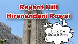 regent hill hiranandani powai 1bhk Flats For Sale amp Rent Call For More Details 9702869591 [upl. by Hsejar]