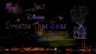 FIRST LOOK Disney’s newest nighttime spectacular “Dreams that Soar” A Drone Show at Disney Springs [upl. by Stoneman]