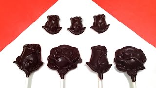 How to Make Chocolate Roses  Easy Recipe for Valentines Day [upl. by Fisher]