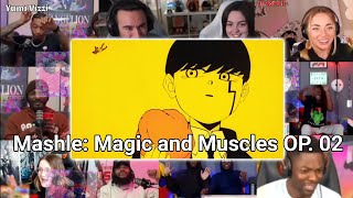 Mashle Magic and Muscles Opening 2 Reaction Mashup [upl. by Adnamor379]