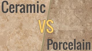 The Difference Between Ceramic amp Porcelain Tile [upl. by Karsten524]