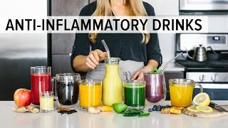 8 ANTIINFLAMMATORY DRINKS  to enjoy for health amp wellness [upl. by Eenel708]