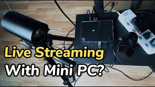 Studio Setup for Live Streaming with Mini PC shorts pc streaming computer minipc livestream [upl. by Carson]