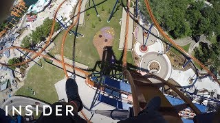 What The Tallest Dive Coaster In The US Is Like [upl. by Yonit17]