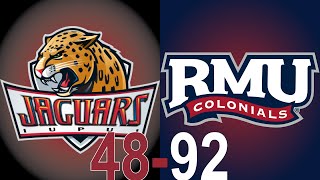 Robert Morris Mens Basketball vs IUPUI Highlights 1424 [upl. by Oizirbaf]