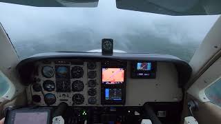 Worse Than Forecast Instrument Approach in the Beech Bonanza [upl. by Ari]