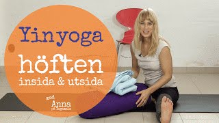 Yogapass stretcha höften med yinyoga [upl. by Yanarp]