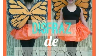 Como hacer un DISFRAZ de MARIPOSA 🦋 Material RECICLADO ♻️ Marialis [upl. by Milton490]