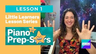 Piano PrepStars Little Learners Beginner Piano Lesson 1 [upl. by Oinotnanauj]