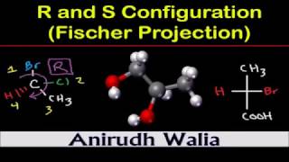 R and S ConfigurationFischer Projection Jee Advanced  Jee Main  AIIMS  AIPMT [upl. by Shaikh]