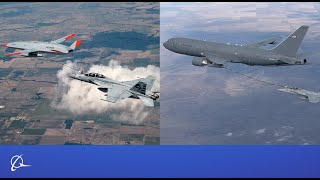 Boeing MQ25 and KC46 Future of Aerial Refueling [upl. by Calandra144]