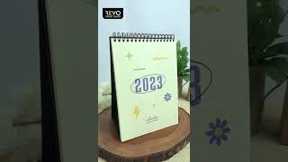 Kalender Meja 2023 unik print cetak kalender 2023 kalenderunik revoprintshop [upl. by Durware]