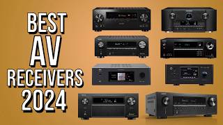 BEST AV RECEIVERS 2024  TOP 5 BEST AV RECEIVER 2024  HOME THEATER [upl. by Elle]