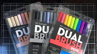 Coloring with Tombow Dual Brush Marker Tips amp Techniques [upl. by Josephson]