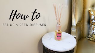 How to Set Up a Reed Diffuser [upl. by Esinal72]