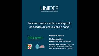 NUEVA Cuenta Bancaria de UNIDEP [upl. by Enrak733]