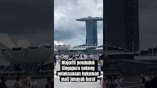 Majoriti penduduk Singapura sokong pelaksanaan hukuman mati jenayah berat [upl. by Lhadnek]