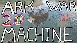 War Boat Tutorial Deadly PvP motorboat base 20 official PvP ARK survival evolved [upl. by Fairbanks470]