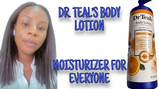 BEST MOISTURIZER DR TEALS CITRUS BODY LOTION REVIEW MOISTURIZER FOR ALL IN 2021 [upl. by Aiepoissac]