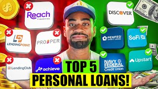 I Found the TOP 5 BEST Personal Loans you can Possibly Get Heres whats actually GOOD [upl. by Berke897]