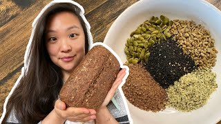 Superfood Sourdough Bread Recipe With 100 Sprouted Whole Grain Flour  5 Min Prep  No Stand Mixer [upl. by Naujahs861]