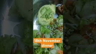 18th november dinner salad avacado sprouts lettuce lemon rakaala grainless dieting love [upl. by Lange]