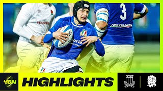 2024 U6N20  HIGHLIGHTS  ITALY V ENGLAND [upl. by Dorin]