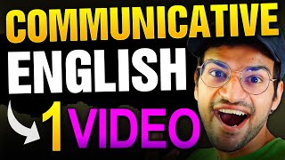 Communicative English in 1 Video😱  Just Do This [upl. by Noval]