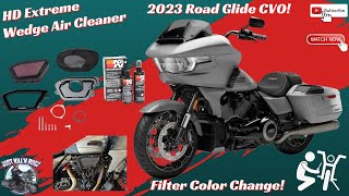 2023 Road Glide CVO Upgrade  HD Extreme Wedge Air Cleaner [upl. by Ialohcin]