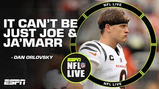 It CANT be just Joe amp JaMarr  Dan Orlovsky details Bengals keys vs the Ravens  NFL Live [upl. by Chlores]