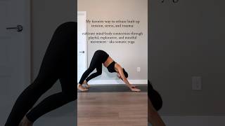 Release stress with my new somatic yoga class Check it out [upl. by Yennor]