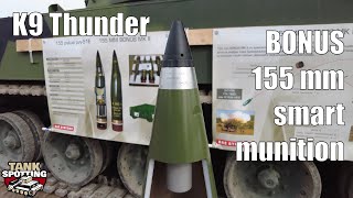 Boforst 155 mm BONUS Round For K9 Thunder Moukari SPG Mobile Artillery 4K [upl. by Annayoj]