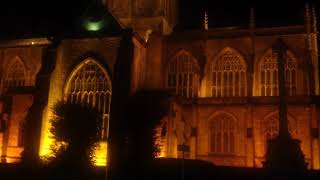 Sherborne Abbey  night  September 2017 [upl. by Dercy]