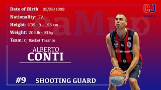 Alberto Conti 9  Highlights 20212022  MVP Serie B giornata 23 [upl. by Ahsats]