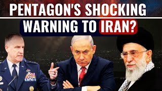 LIVE From Pentagon  Israel Iran War  Israel News Live US Warns Iran  Hezbollah Netanyahu [upl. by Dever]