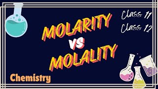 Difference between Molarity and Molality 🧪 Class 11  Class 12  Krishna Education Center [upl. by Notlehs]