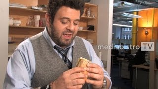 Adam Richman Makes His Favorite Sandwich [upl. by Ariaj]