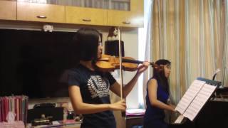 69th Music Festival N214 Violin Grade 5 Gretry Tambourin by Doris Lee and Lai Bo Ling [upl. by Cony]