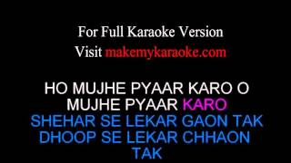 Karaoke Subah Se Lekar Shaam Tak  Mohra [upl. by Leahpar]