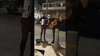 Street musicians in the Petralona neighbourhood of Athens [upl. by Elleined]