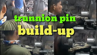 trunnion pin buildup and machining rey machinist [upl. by Fabiano]