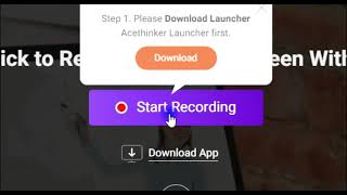 AceThinker Online Screen Recorder for Free [upl. by Olim]