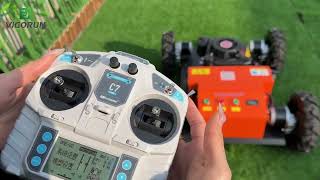 Beginners guide of Wheel Radio Controlled Grass Cutter  Vigorun Tech [upl. by Limhaj]