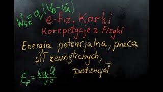 Energia potencjalna praca sił zewnętrznych potencjał  Elektrostatyka  LO2 [upl. by Ettezoj]