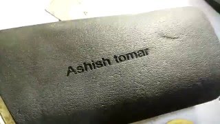 UV laser marking on Nitrile rubber pipe insulation used on air condition copper pipe [upl. by Rotceh]