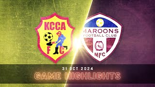 EXTENDED HIGHLIGHTS  Kampala Capital City Authority 50 Maroons FC  StarTimes UPL MD7 2425 [upl. by Cirilla]