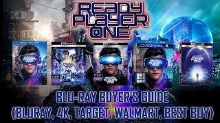 READY PLAYER ONE  4KBLURAY UNBOXING BLU 4K BEST BUY WALMART TARGET  BLURAY BUYERS GUIDE [upl. by Acissaj]